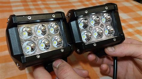 Мощные светодиодные LED фары с Алиэкспресс - YouTube