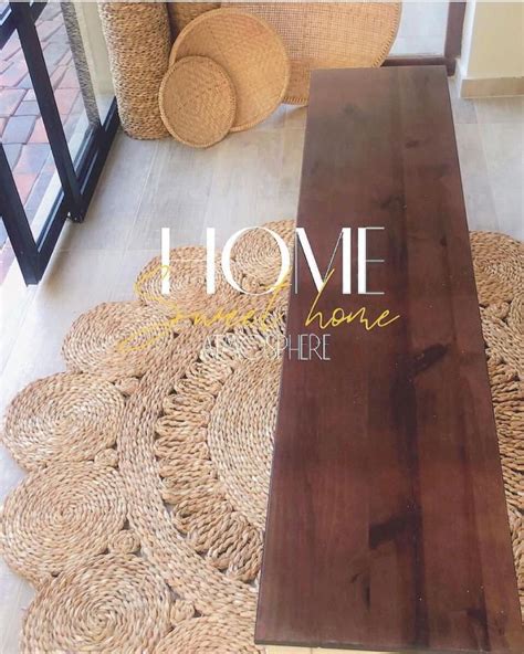 Tapete em Fibra Natural de Taboa Trançado a Mão | OCKA HOME