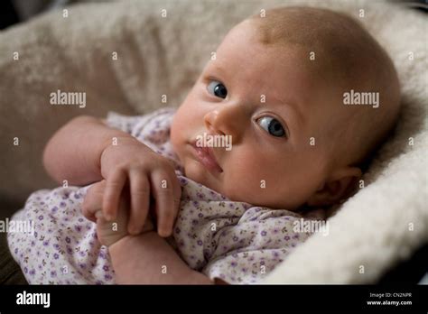 Baby girl, portrait Stock Photo - Alamy