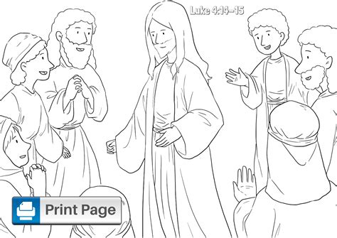 Jesus Tempted in the Desert Coloring Pages for Kids – ConnectUS