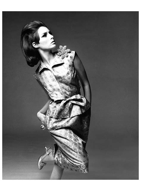 Jennifer O’Neill in two-piece dress by Givenchy, Vogue, Nov 1964
