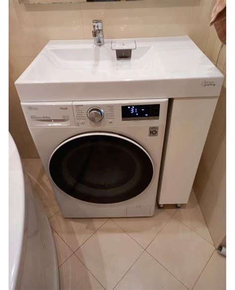 РАКОВИНА НАД СТИРАЛЬНОЙ МАШИНОЙ AQUA SYMPHONY JAZZ 80L - Киоск Сантехники