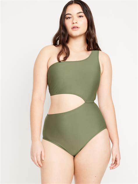 Side Cutout One-Piece Swimsuit | Old Navy