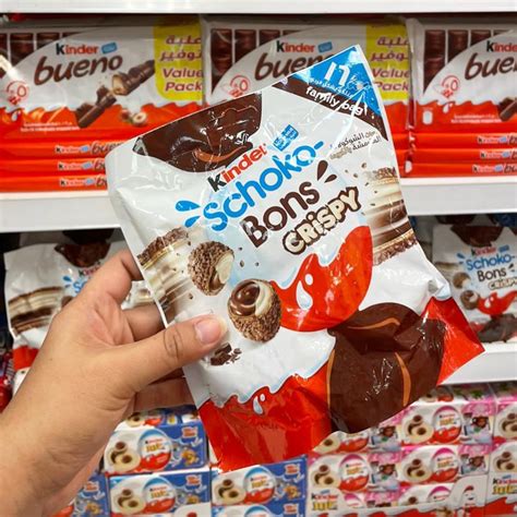 jual kinder schoko bons crispy family pack pcs original shopee