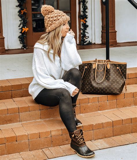 Leggings with duck boots sales