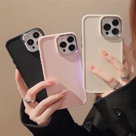 jual case warna solid sederhana  mewah iphone    mini