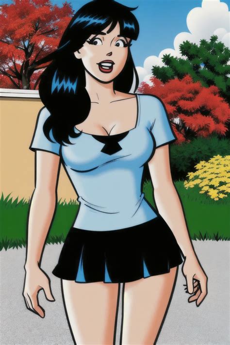 Edob Veronica Lodge (Dan Parent) - v2.0 | Stable Diffusion LoRA | Civitai