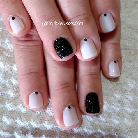 Decoração De Unha Preto E Branco - Unhas decoradas preto e branco: 50 ideias incríveis + 3 tutoriais