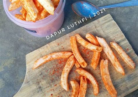 resep french fries bumbu balado kerupuk kentang balado oleh dapur