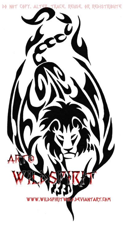 Manticore Flame Tattoo by WildSpiritWolf on DeviantArt