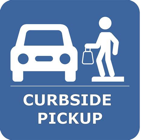schedule  curbside pickup