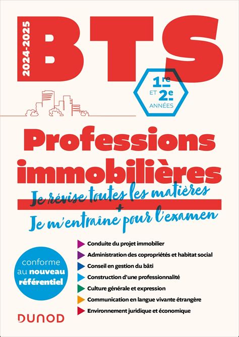 Tout le BTS Professions immobilières - Nouveau programme - 2024-2025