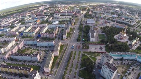 Ноябрьск с высоты лето 2015 - YouTube