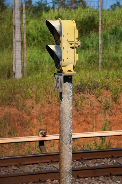 railroad track  stock photo