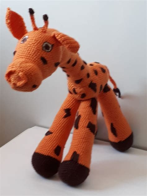 Crochet Toy Giraffe - Handmade Stuffed Animal