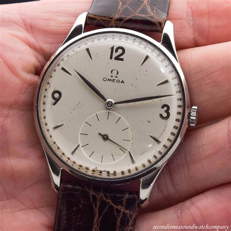Second Time Around Watch Company — Here we have a 1949 Omega Jumbo ...
