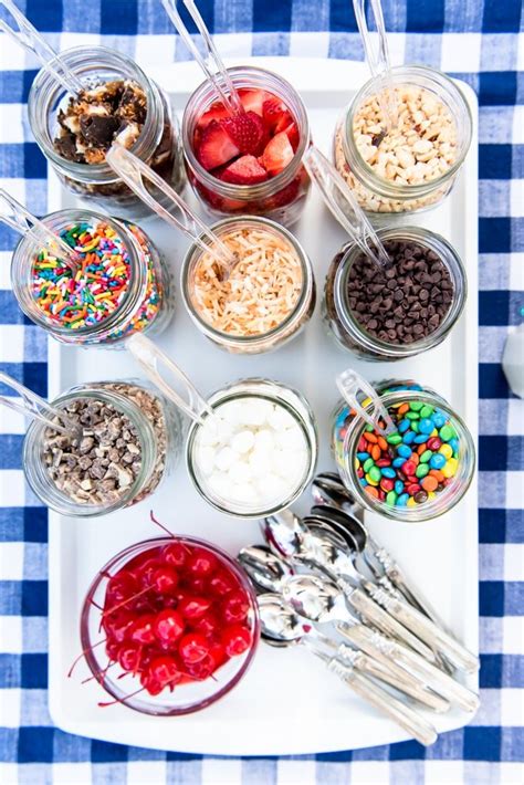 Summer is the perfect season to host an ice cream sundae bar. This how ...