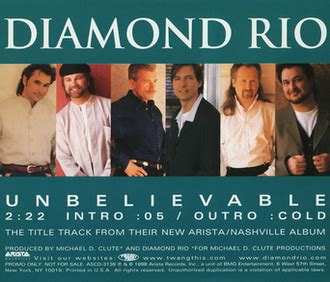 unbelievable diamond rio song wikipedia