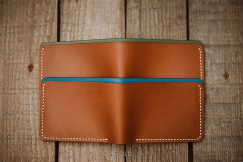 Personalized Leather Bifold Wallet Handcrafted by Foldleathergoods - Etsy