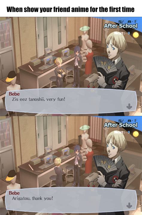 A Persona meme for every situation in life : r/OkBuddyPersona