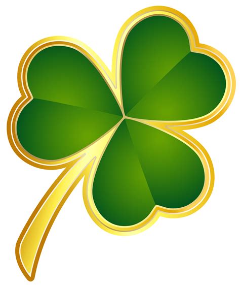 Printable Shamrock Clipart