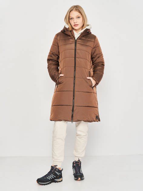 Куртка демисезонная с капюшоном женская Jack Wolfskin Eisbach Coat W ...