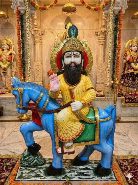 white marble baba mohan ram statue  feet  rs piece  alwar