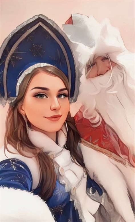 Ded Moroz and Snegurochka - online puzzle