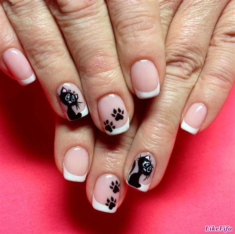 #маникюр, #маникюрлето2016, #дизайн_ногтей, #маникюр_кошки | Nail art ...