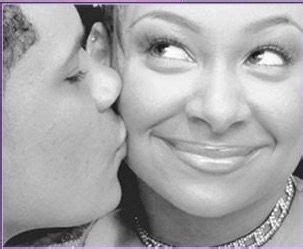 Awww this is cute Devon giving Raven a kiss on her check | Tv couples ...