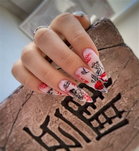 Японские ногти | Manicure, Dragon nails, Tiger nails
