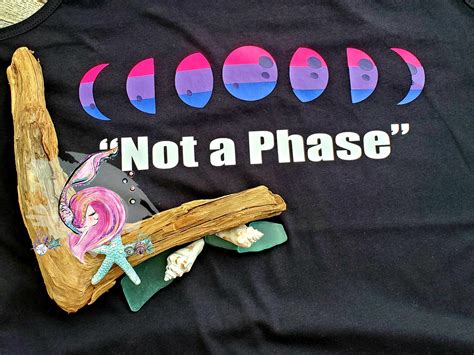 Not A Phase Bisexual Pride Bisexual Shirt Equality Moon | Etsy