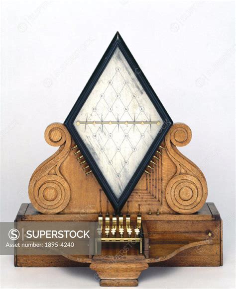 The five-needle telegraph, patented by Charles Wheatstone (1802-1875 ...