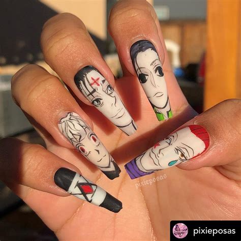 Killua Inspired Nails killua inspired fit