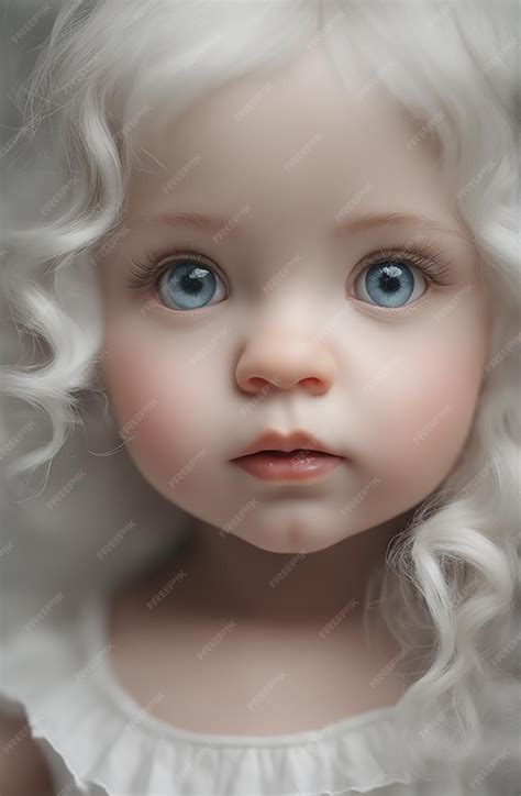 Premium AI Image | Cute baby doll portrait Ai generative image
