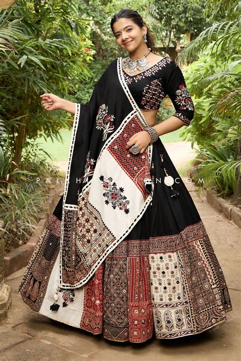 rajasthani heritage handcrafted ajarakh navratri chaniya choli