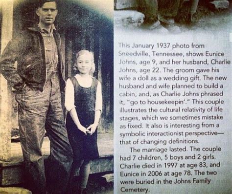 History book displays photograph of a 22yo man and his 9yo child bride ...