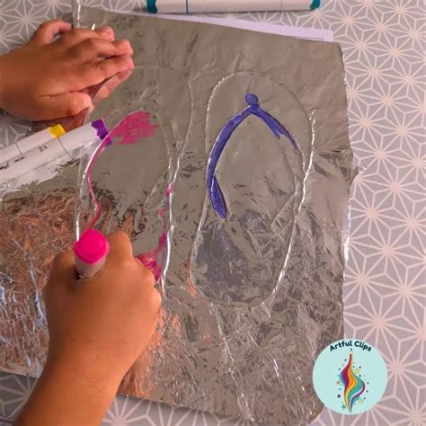 Novelty Flip Flop Craft for Summer Themed Learning Units
