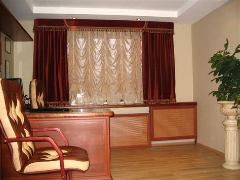Шторы в кабинет - 35 фото
