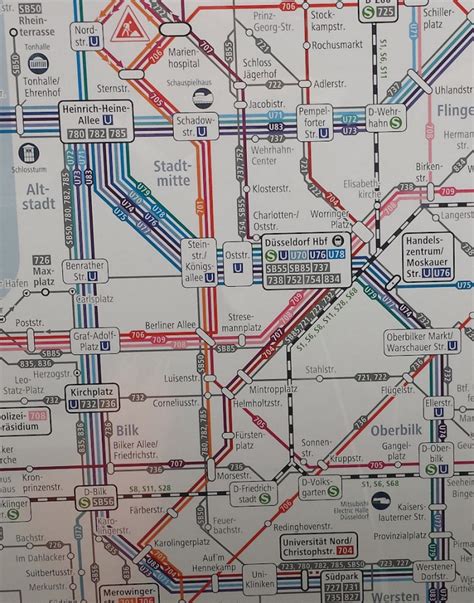 Карта метро дюссельдорфа - 83 фото