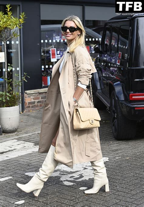 Christine McGuinness Puts on a Leggy Display Out and About in Cheshire