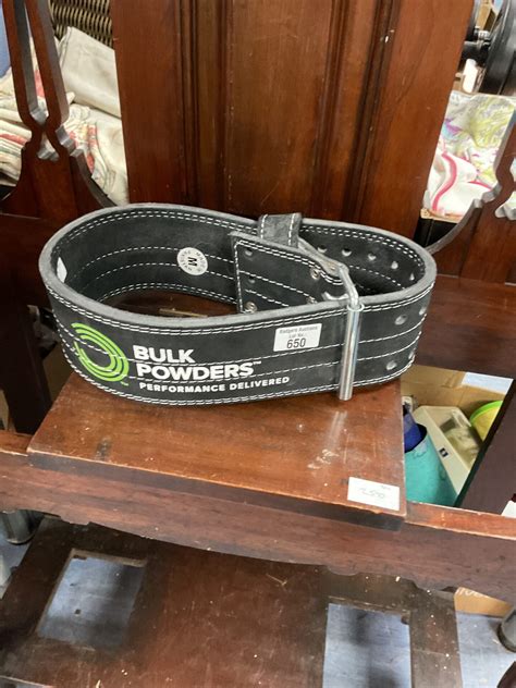 Bulk powders weight lifters belt – Badgers Auctions
