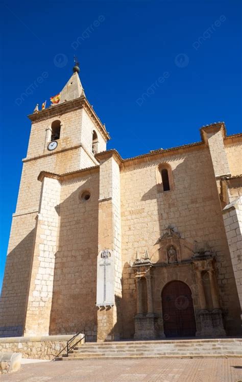 Fond Église De La Roda El Salvador à Albacete En Castille La Manche
