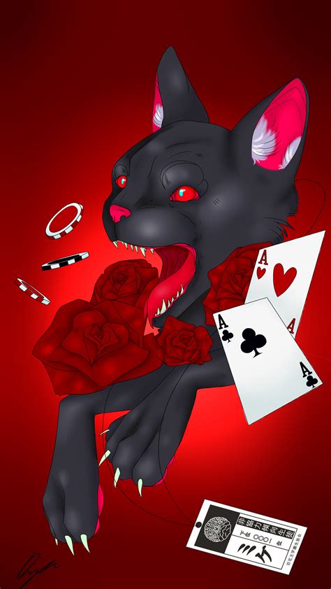 Kakegurui inspired cat : r/Kakegurui