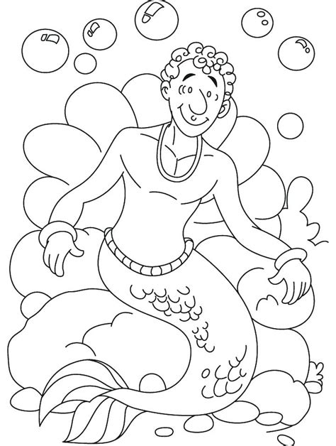 Merman Coloring Pages at GetColorings.com | Free printable colorings