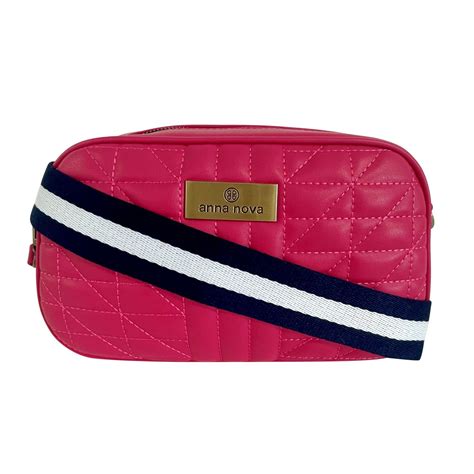 Anna Nova - Madeline Satchel-Hot pink