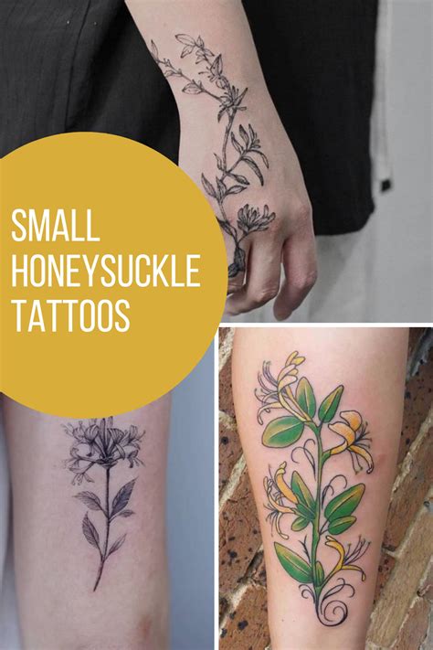 The Symbolic Meaning And Artistic Beauty Of Choosing A Tattoo Honeysuckle Design For Your Next Skin Ink