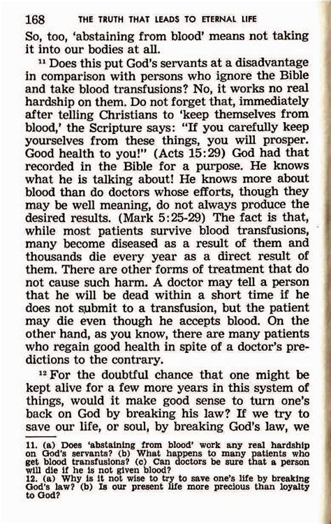 Blood transfusions: good or bad? - Jehovah's Witnesses - Watchtower