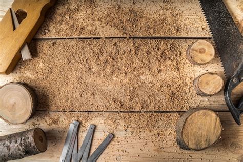 Premium Photo | Wood crafting elements assortment