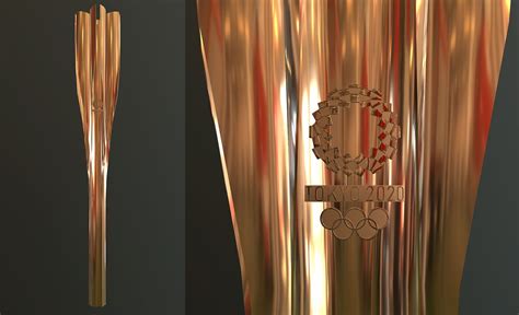 Tokyo 2020 Olympic Torch 3D Model $20 - .3ds .fbx .max .obj ...
